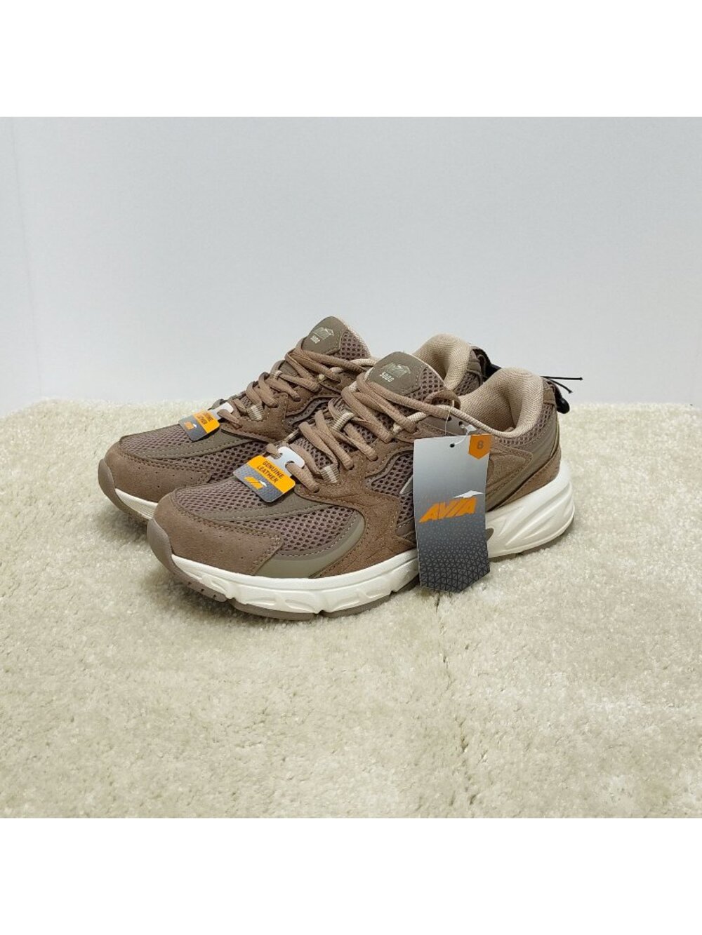 Avia 5000 SDE Leather Upper Athletic Shoes Men 8 Performance Running Sneaker NWT